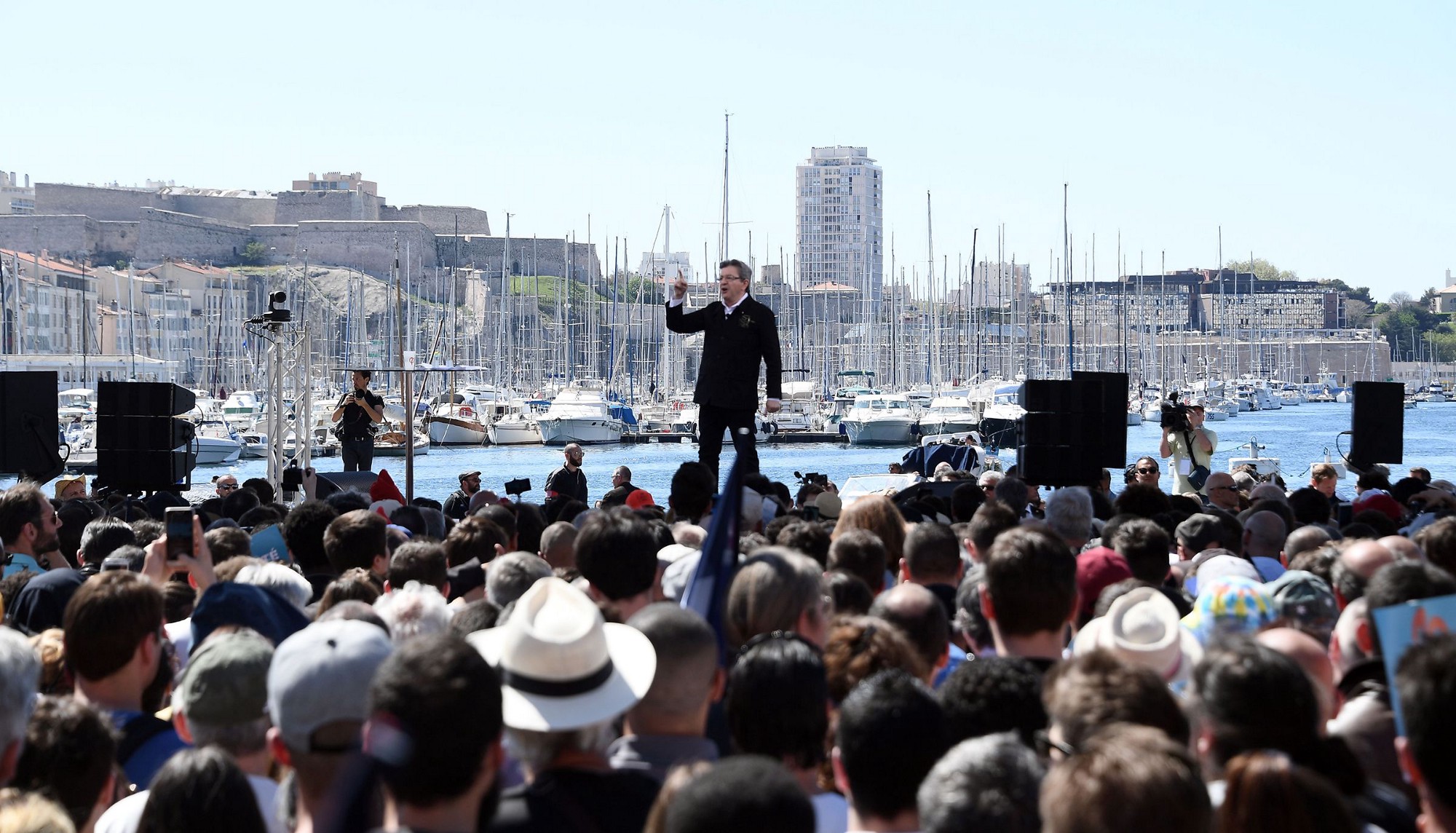 Jean-Luc Mélenchon speaking at Marseille 04/09/2017