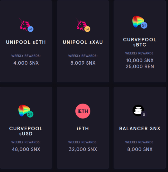 synthetix liquidity mining programs