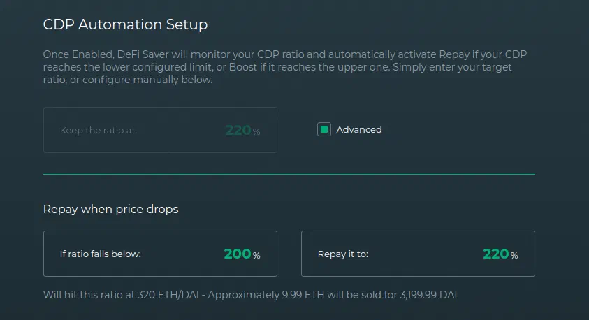 Automatisation de la gestion des coffres Maker avec DeFi Saver